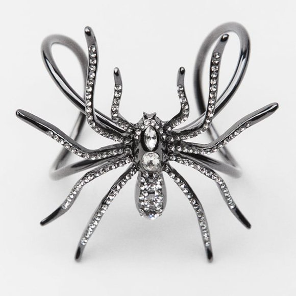 Zara Jewelry - BLOGGER'S FAVE! Zara Spider Rhinestone Bracelet NWT